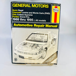 General Motors Automotive Repair Manual 1988 to 1995 Haynes 38010