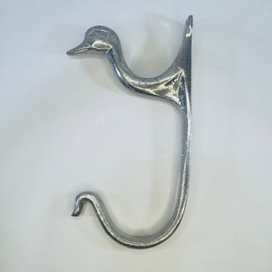 Wilton RWP Armetale Goose Wall Hook Vintage Pewter Tone Double Coat Hook