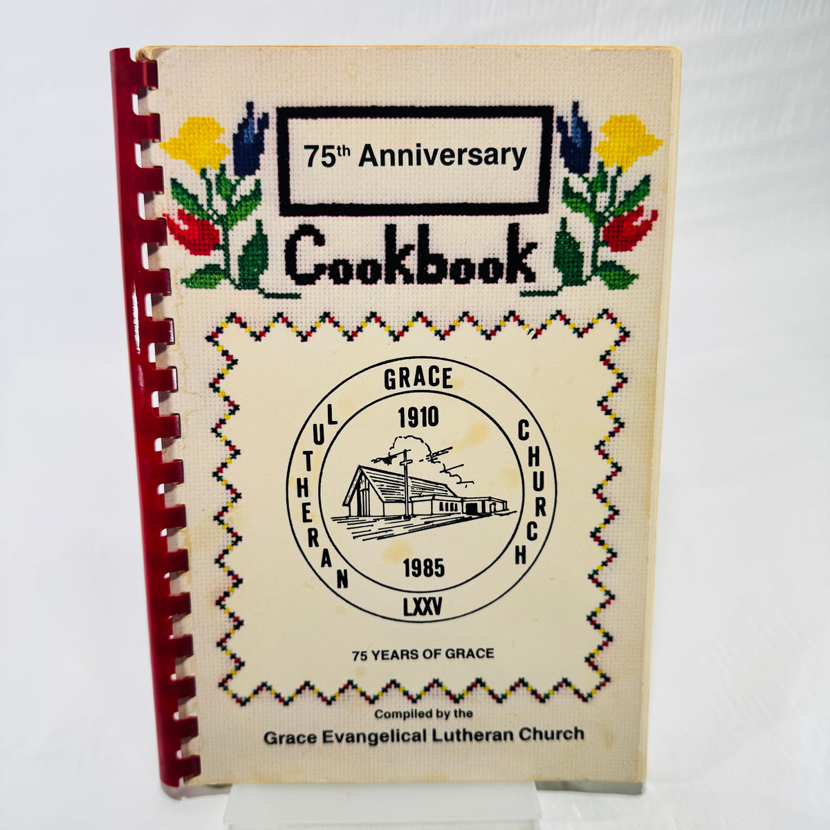 Grace Lutheran Church 75th Anniversary Cookbook, Saginaw Michigan 1985