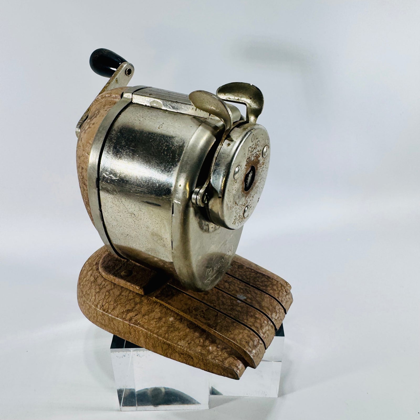 Boston Champion Desktop Pencil Sharpener Hand Crank 1930s to 1950s