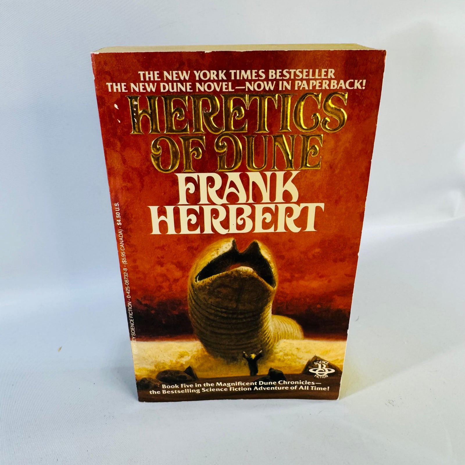 Heretics of Dune 1986 Berkley Paperback Frank Herbert Book 5 Vintage Science Fiction