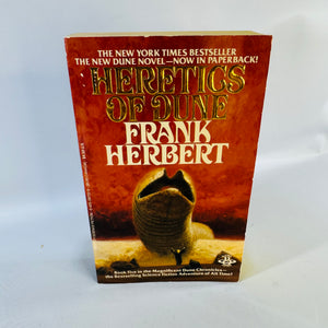 Heretics of Dune 1986 Berkley Paperback Frank Herbert Book 5 Vintage Science Fiction