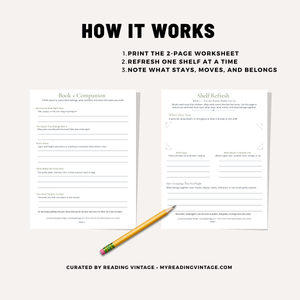 Shelf Refresh Worksheet | 2-Page Printable PDF