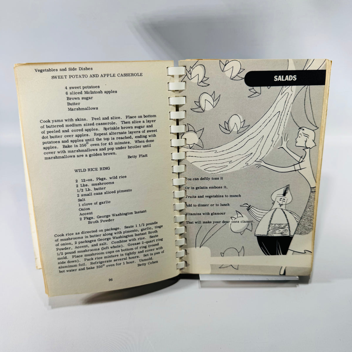 Culinary Treasures 1954 Temple Menorah Sisterhood Vintage Jewish Community Cookbook