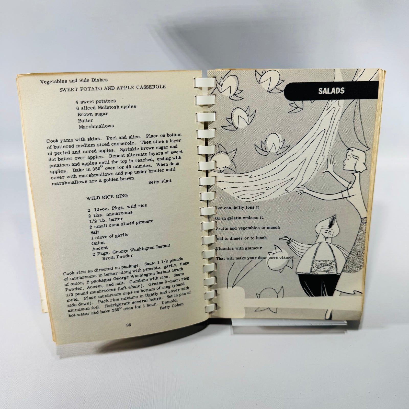 Culinary Treasures 1954 Temple Menorah Sisterhood Vintage Jewish Community Cookbook