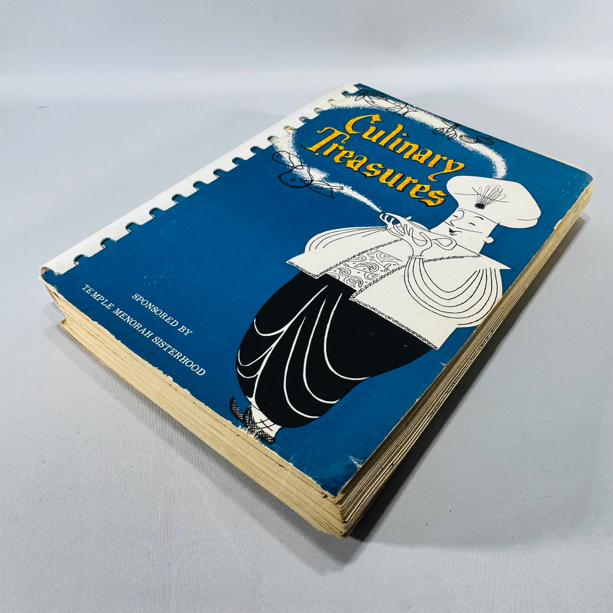 Culinary Treasures 1954 Temple Menorah Sisterhood Vintage Jewish Community Cookbook
