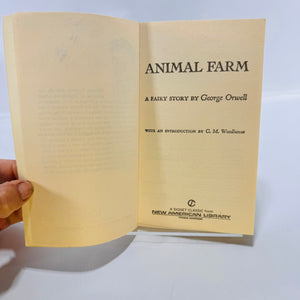 Two Versions of Animal Farm by George Orwell 1946 Harcout Brace and Company 1980s A Signet Classic