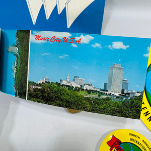 1979 Country Music Fan Fair Memorabilia Bundle MCA Records Fan Facts Booklet Nashville Souvenirs