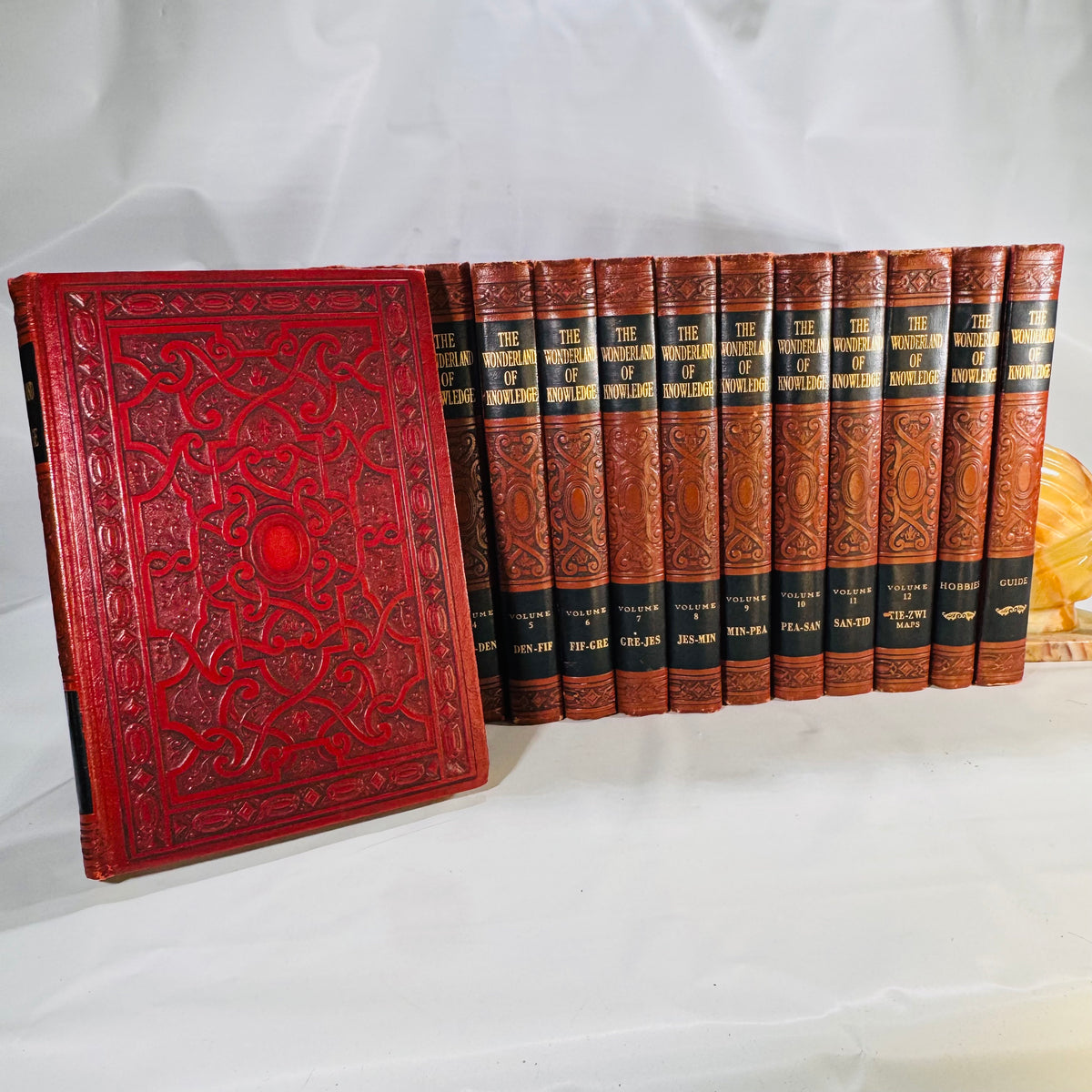 The Wonderland of Knowledge Pictorial Encyclopedia Set 1956 14 Volumes Wonderland of Knowledge Corp.