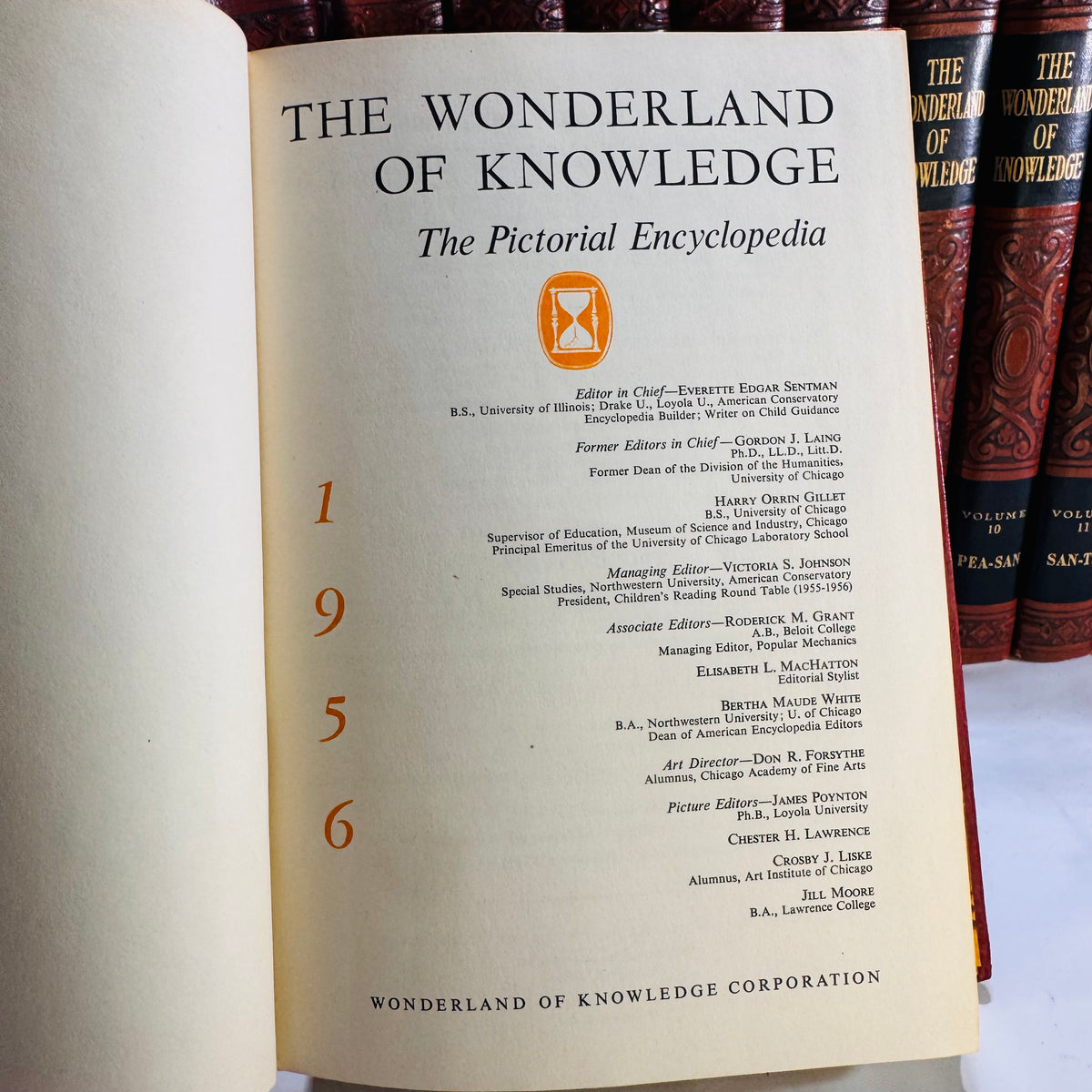 The Wonderland of Knowledge Pictorial Encyclopedia Set 1956 14 Volumes Wonderland of Knowledge Corp.
