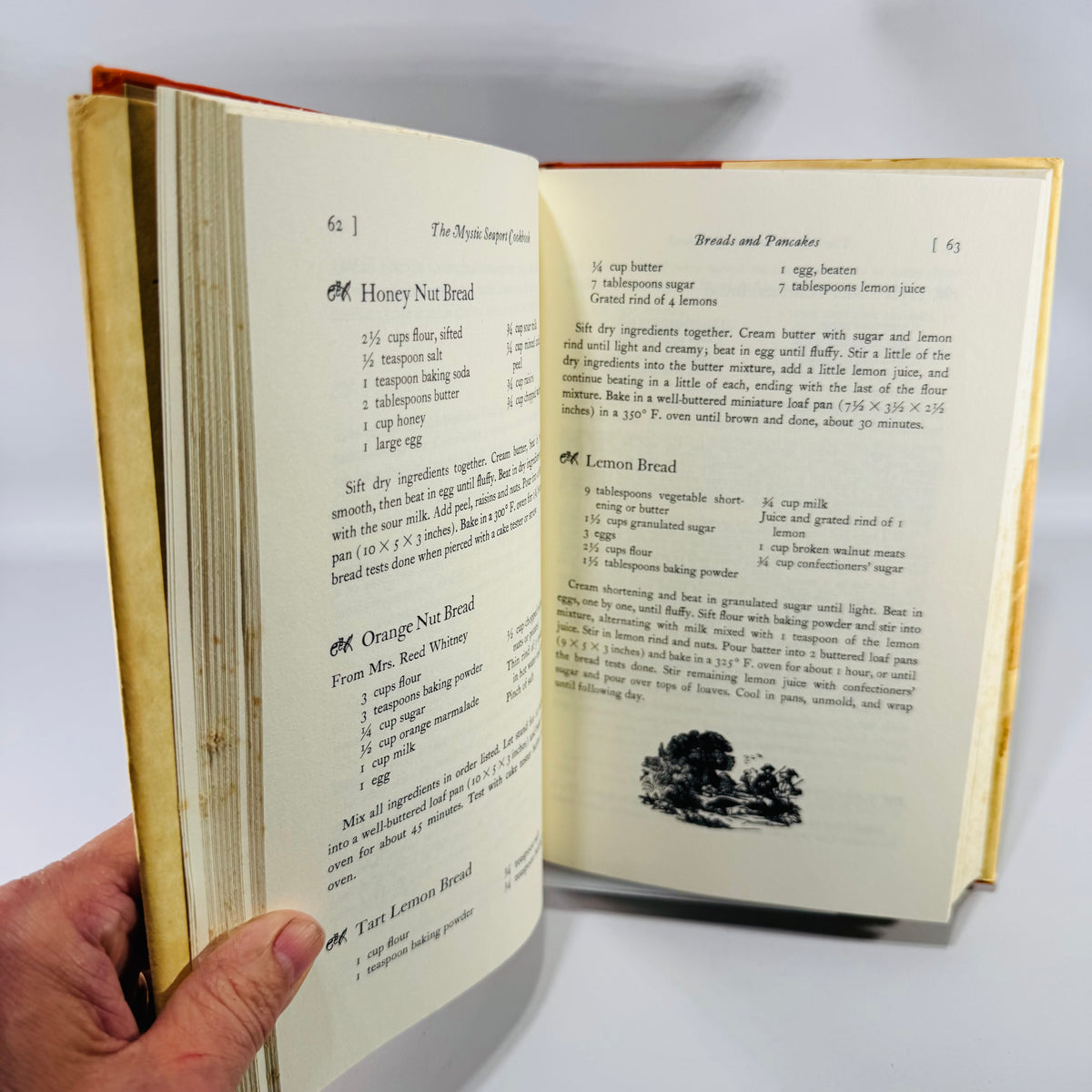 Vintage Mystic Seaport Cookbook Lillian Langseth-Christensen Hardcover 1970 New England Cooking