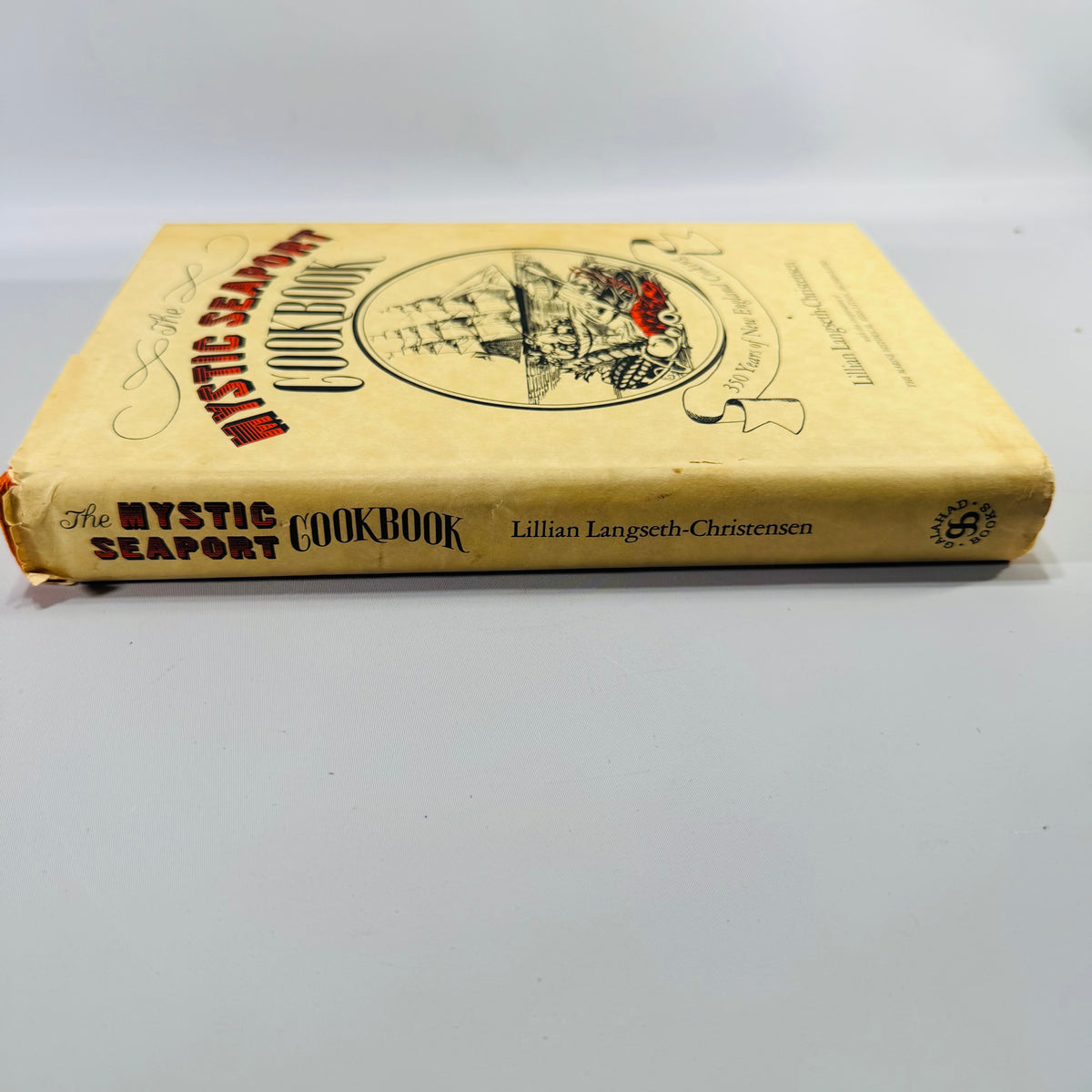 Vintage Mystic Seaport Cookbook Lillian Langseth-Christensen Hardcover 1970 New England Cooking