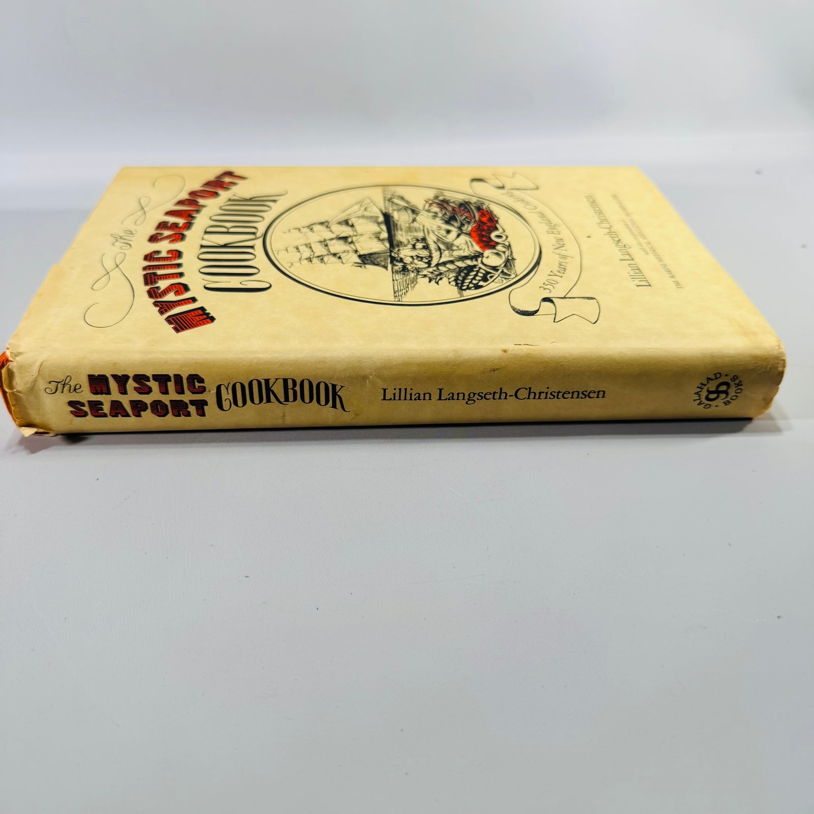 Vintage Mystic Seaport Cookbook Lillian Langseth-Christensen Hardcover 1970 New England Cooking