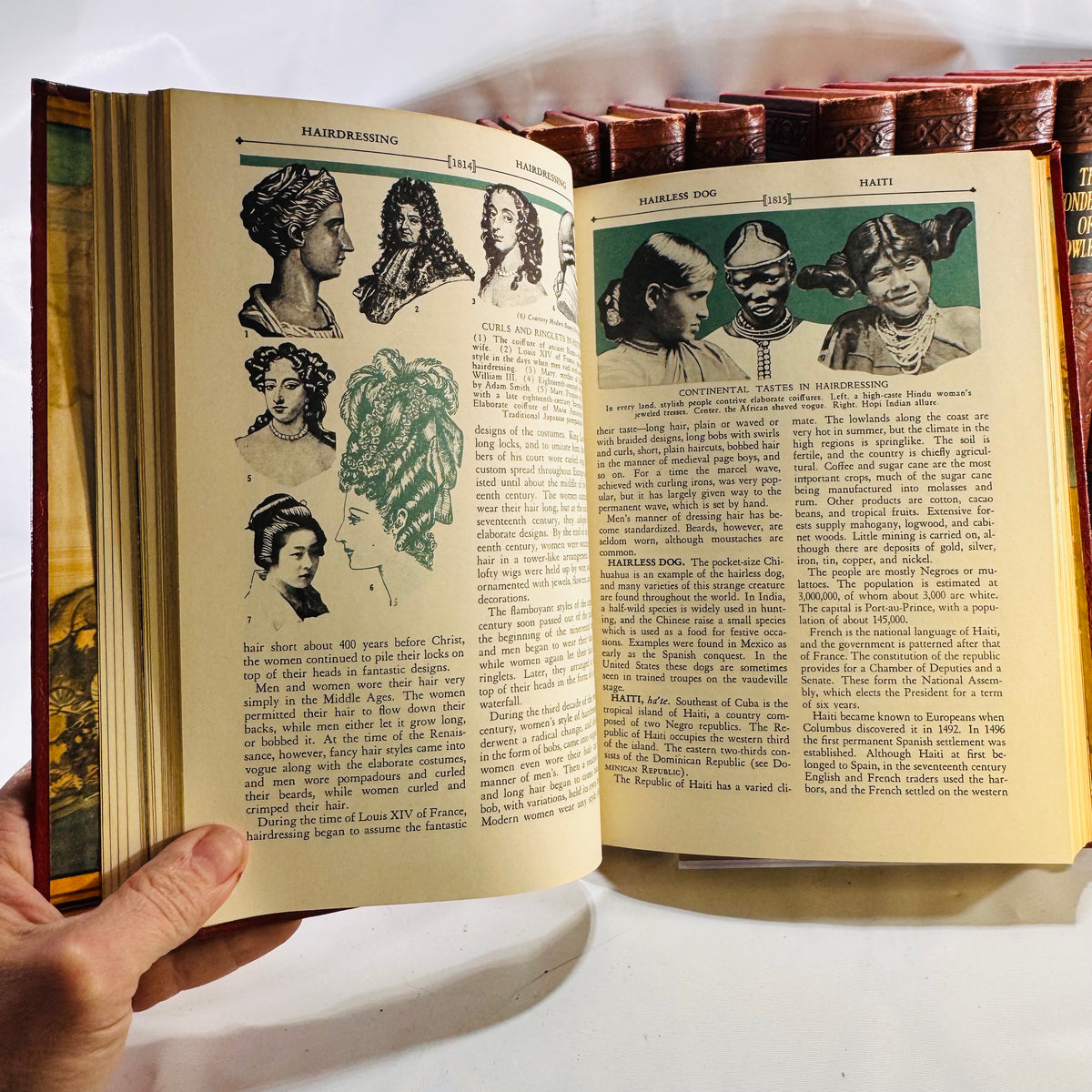 The Wonderland of Knowledge Pictorial Encyclopedia Set 1956 14 Volumes Wonderland of Knowledge Corp.