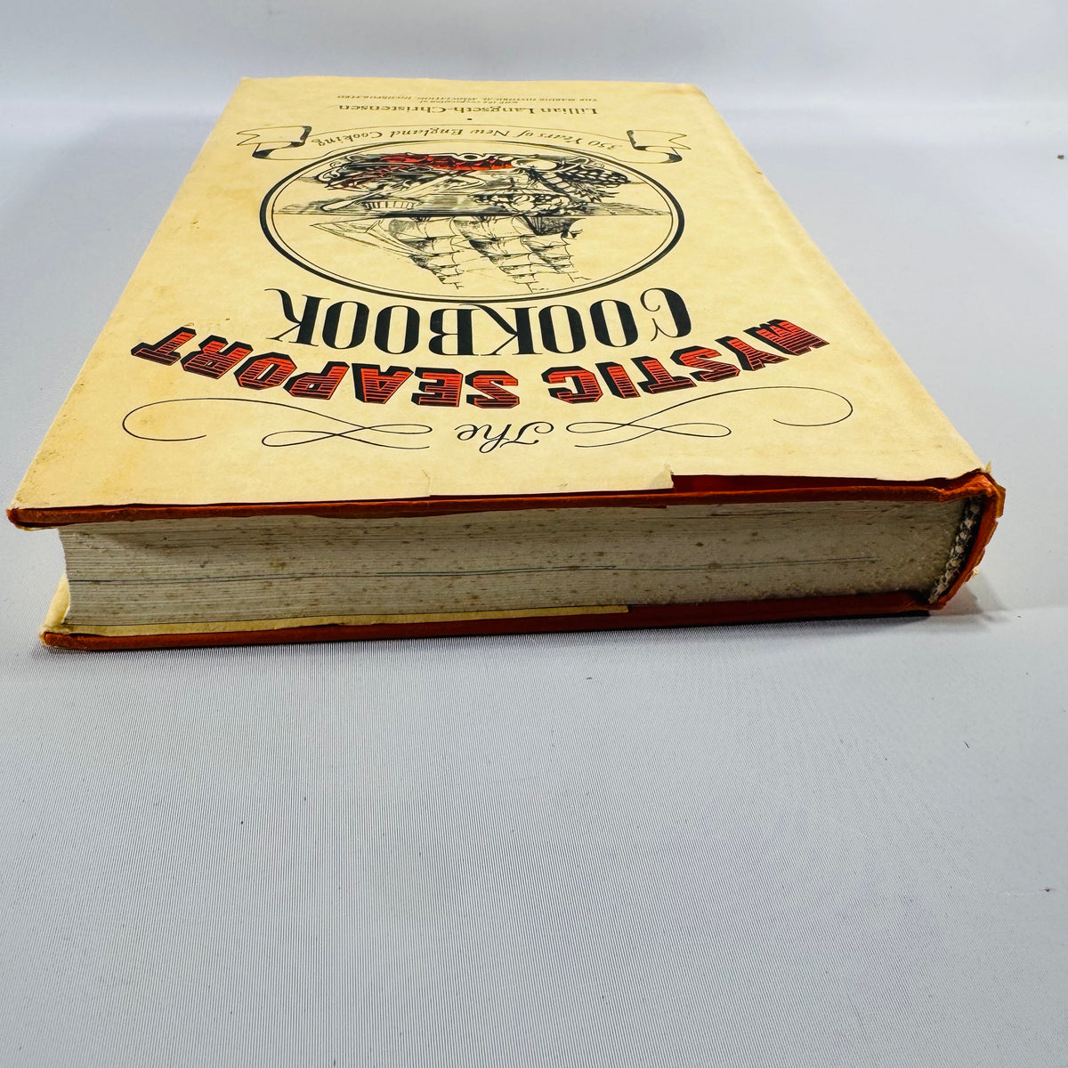 Vintage Mystic Seaport Cookbook Lillian Langseth-Christensen Hardcover 1970 New England Cooking