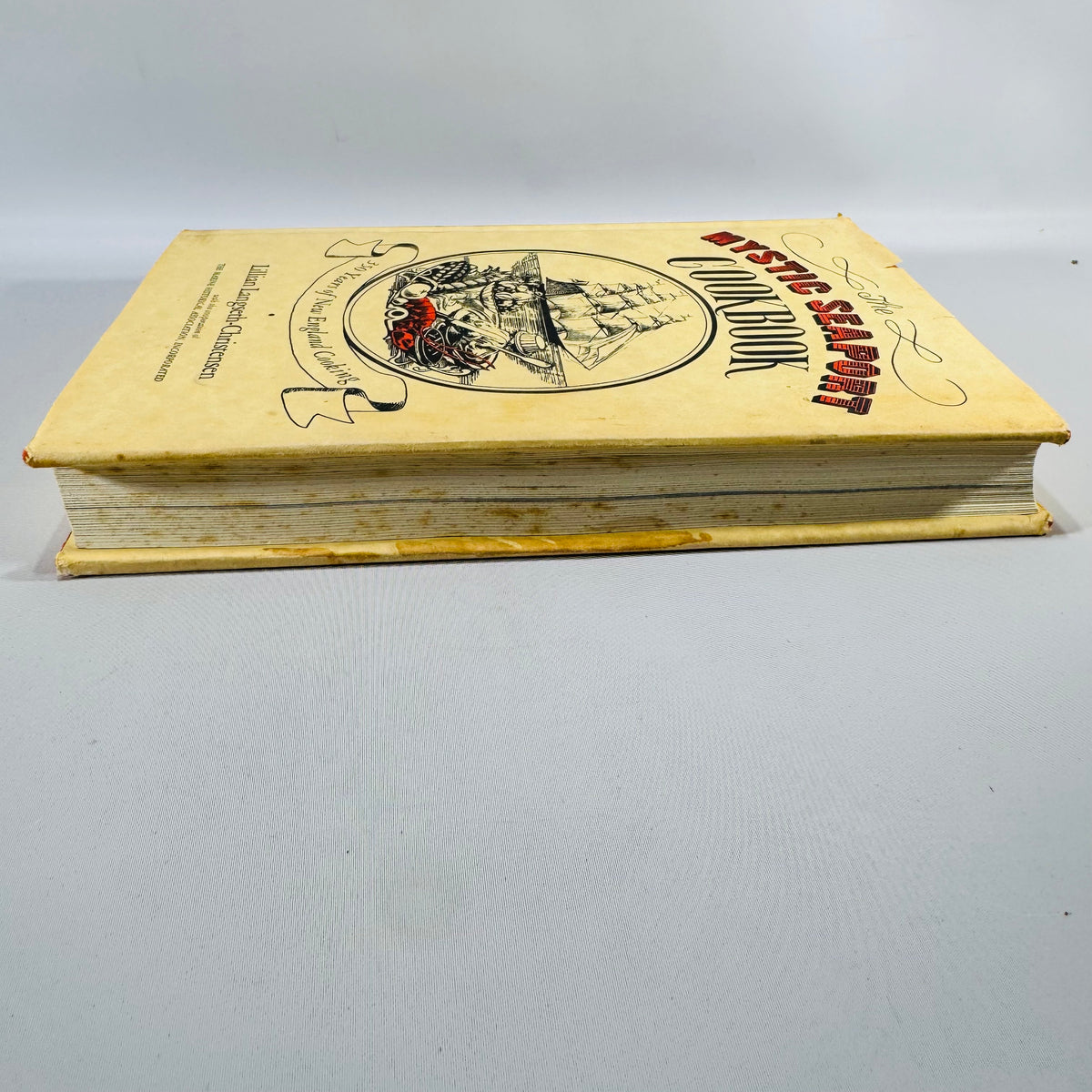 Vintage Mystic Seaport Cookbook Lillian Langseth-Christensen Hardcover 1970 New England Cooking