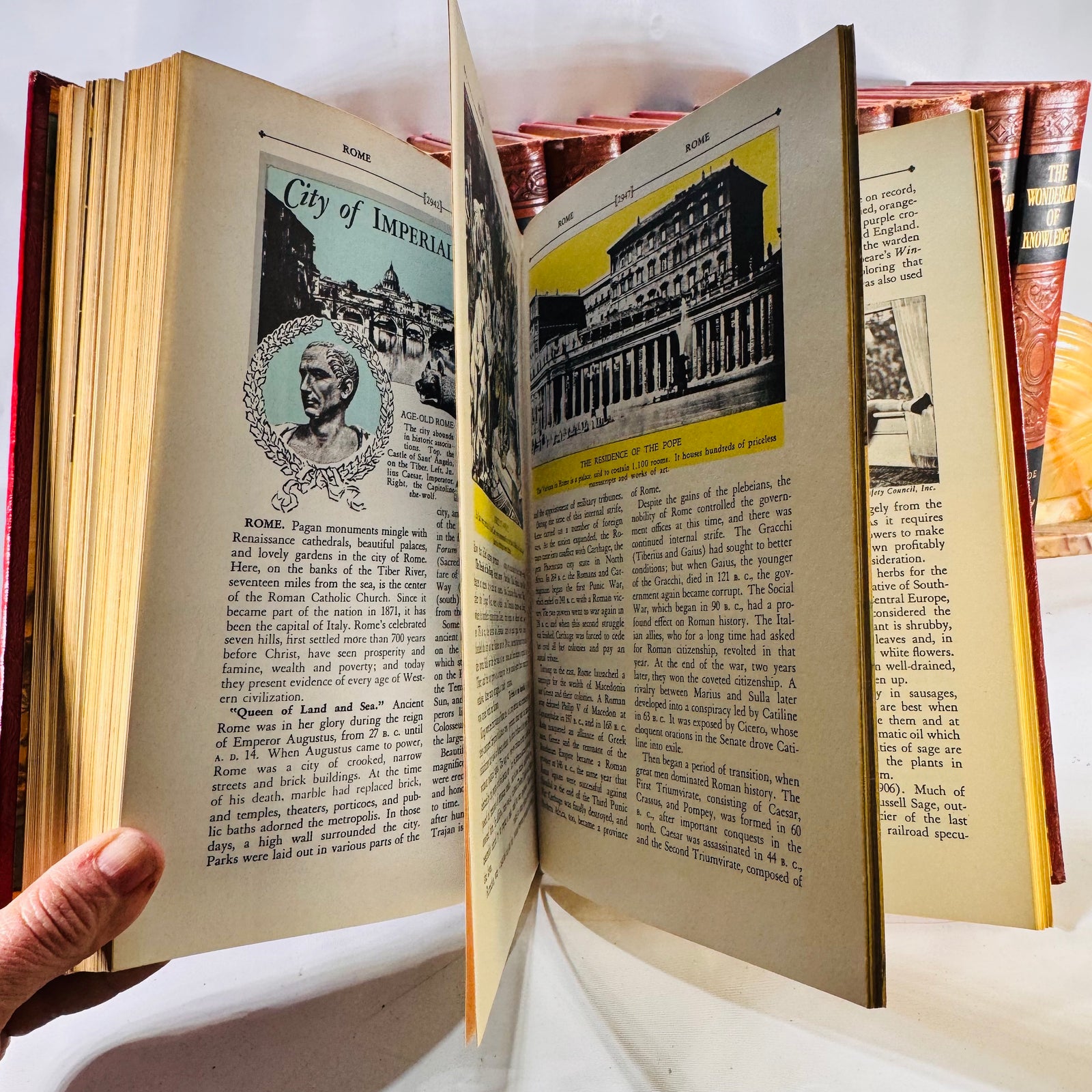The Wonderland of Knowledge Pictorial Encyclopedia Set 1956 14 Volumes Wonderland of Knowledge Corp.