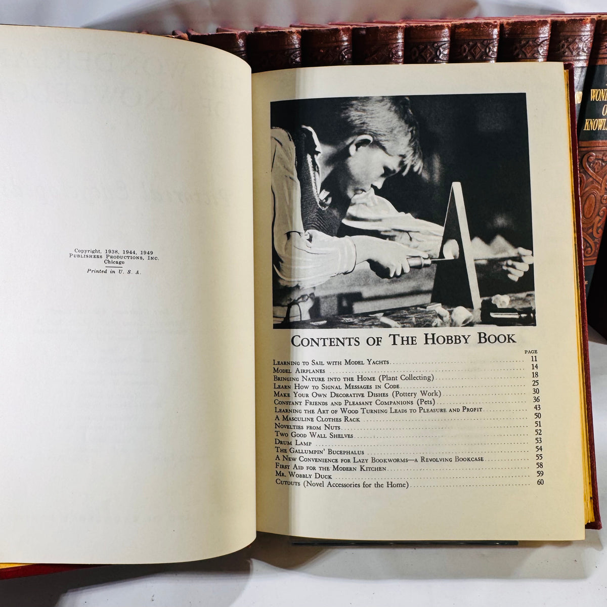The Wonderland of Knowledge Pictorial Encyclopedia Set 1956 14 Volumes Wonderland of Knowledge Corp.