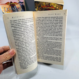 Dragonlance Dhamon Saga Paperback Bundle Jean Rabe Downfall Betrayal Redemption Fantasy Books