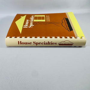 Vintage House Specialties Cookbook Deanna House Plastic Comb Bound 1981 Michigan Recipes