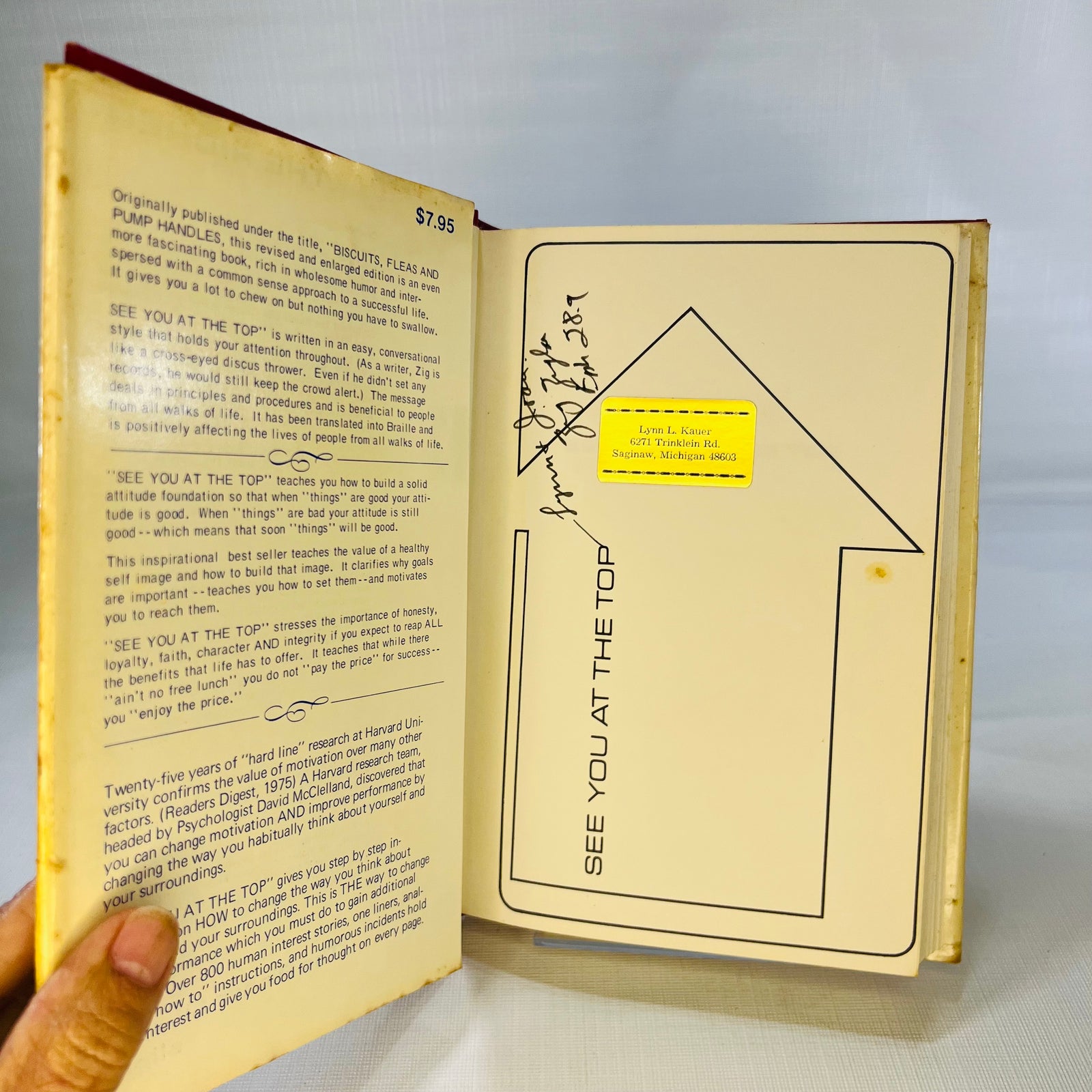 See You at the Top by Zig Ziglar 1977 Pelican Publishing Company Business Book