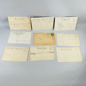 Antique Birthday Postcard Bundle Floral Embossed Greeting Cards Early 1900s Ephemera Lot
