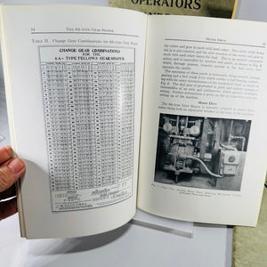 Fellows Gear Shaper Manual Bundle 1928 1930 1931 Machine Shop Technical Books