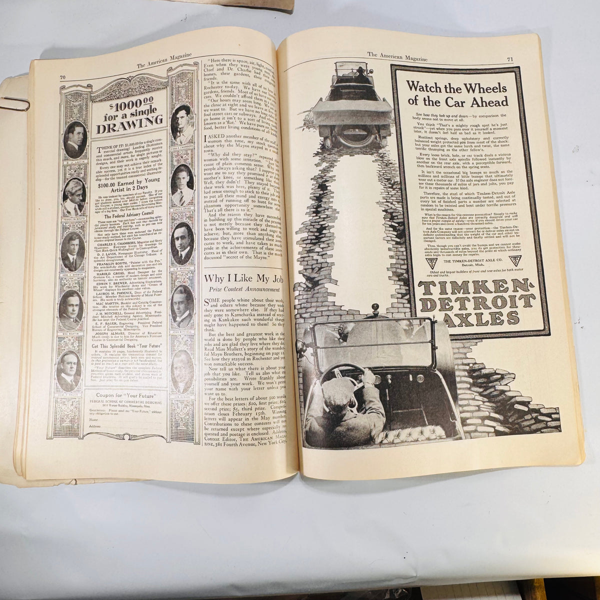 The American Magazine (January 1919 & February 1918) – Vintage Illustrated Journalism & Fiction