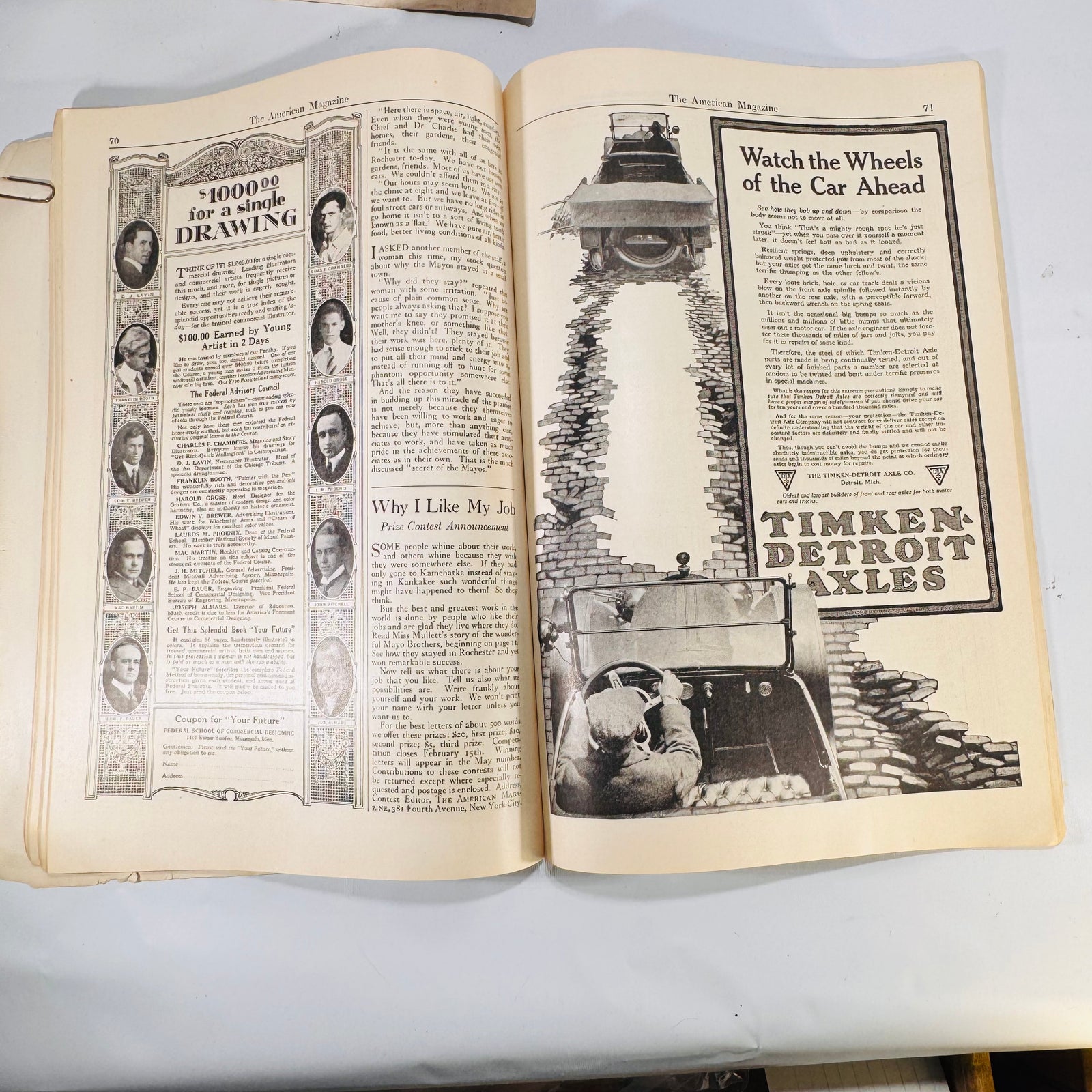 The American Magazine (January 1919 & February 1918) – Vintage Illustrated Journalism & Fiction