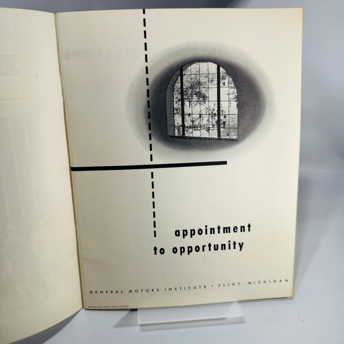 1952 General Motors Institute Appointment to Opportunity Booklet