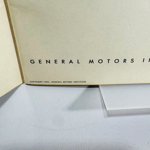 1952 General Motors Institute Appointment to Opportunity Booklet