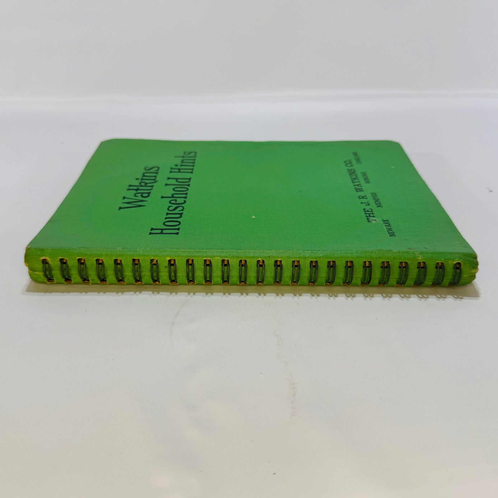 Watkins Household Hints by Elaine Allen 1941 J.R. Watkins Co. Green Cover