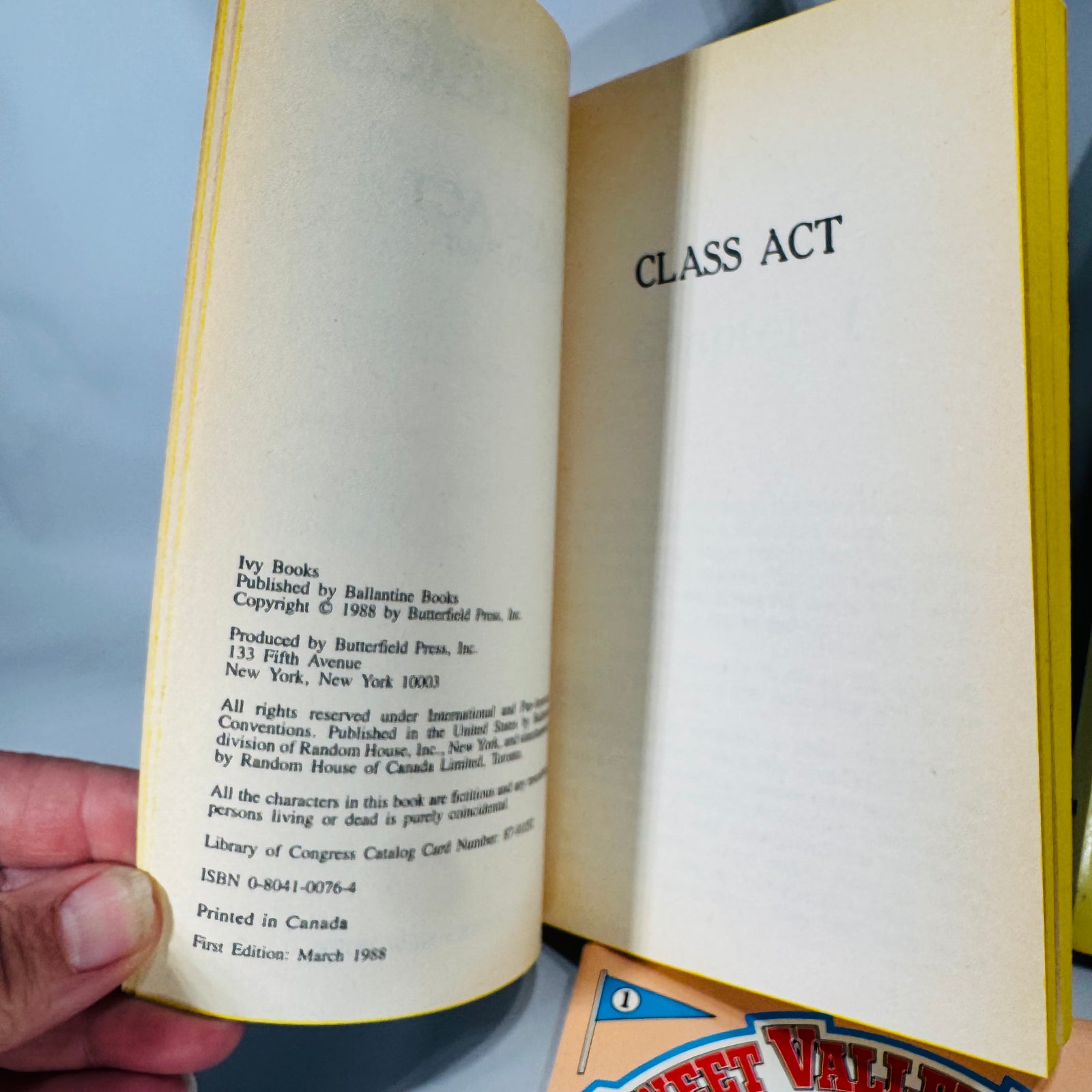 Vintage YA Romance Book Lot — 1980s Teen Paperbacks Bundle of 5 | Sweet Valley High, Rhapsody, Roommates Collection