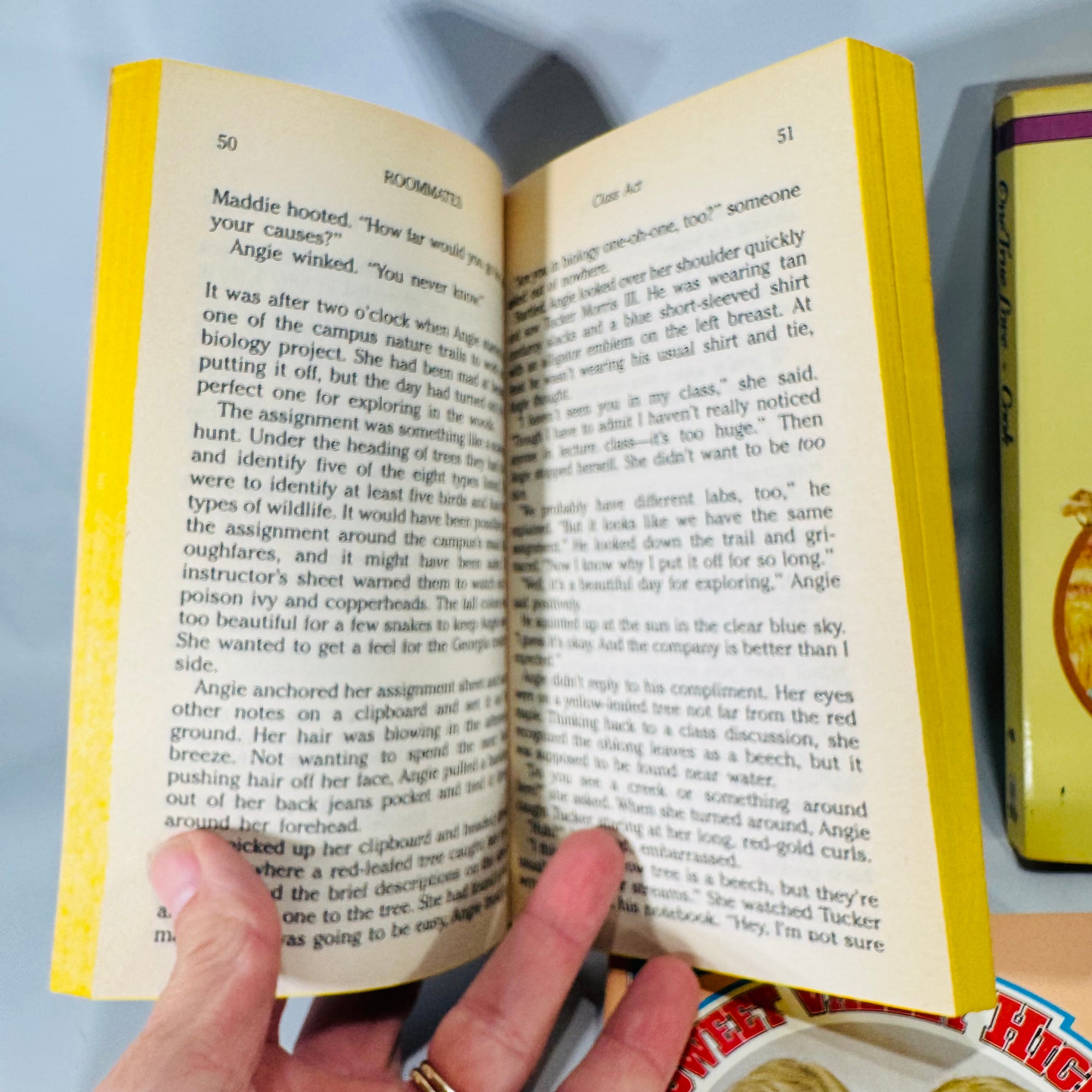 Vintage YA Romance Book Lot — 1980s Teen Paperbacks Bundle of 5 | Sweet Valley High, Rhapsody, Roommates Collection