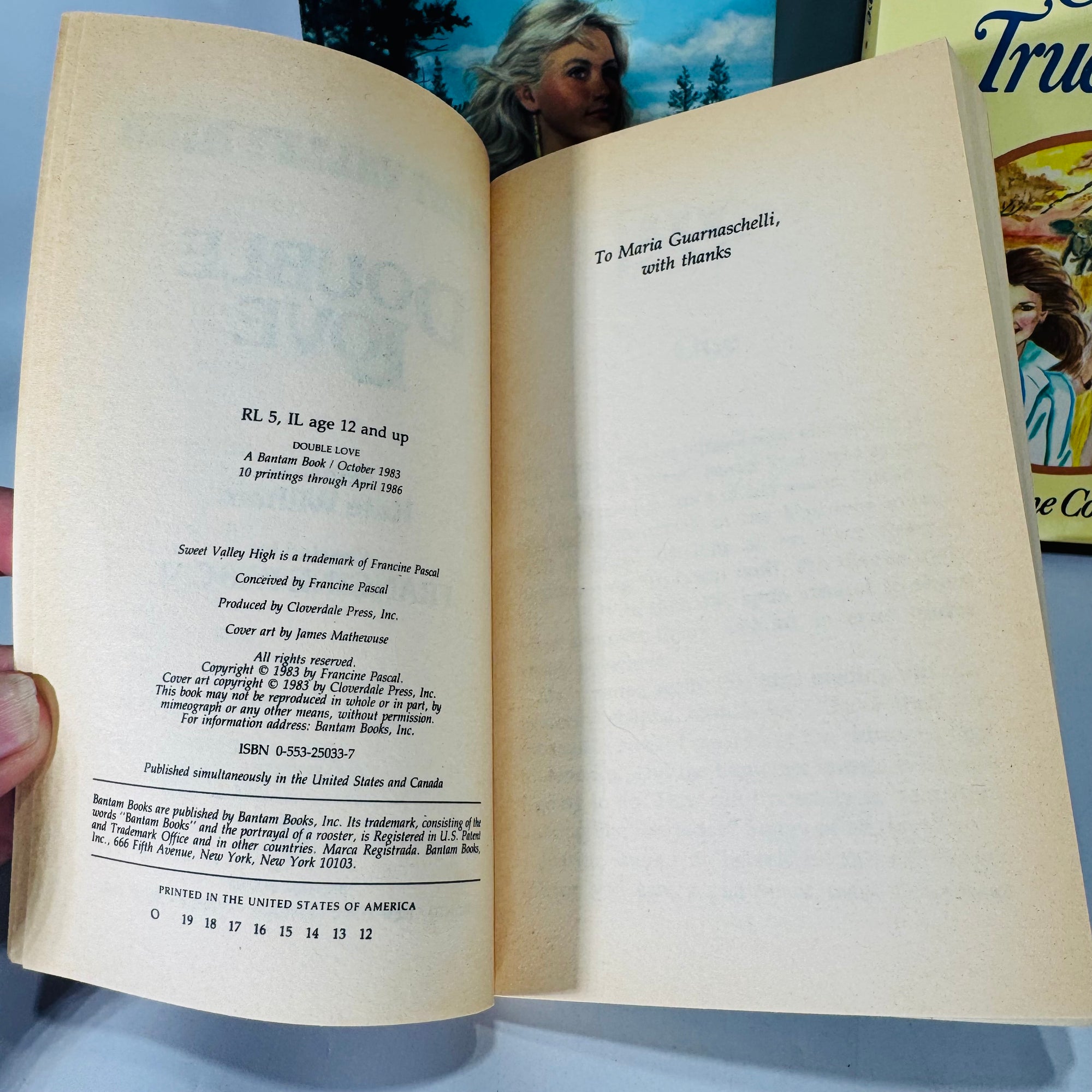 Vintage YA Romance Book Lot — 1980s Teen Paperbacks Bundle of 5 | Sweet Valley High, Rhapsody, Roommates Collection