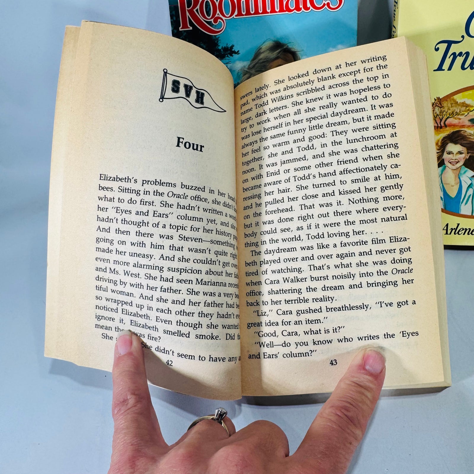Vintage YA Romance Book Lot — 1980s Teen Paperbacks Bundle of 5 | Sweet Valley High, Rhapsody, Roommates Collection