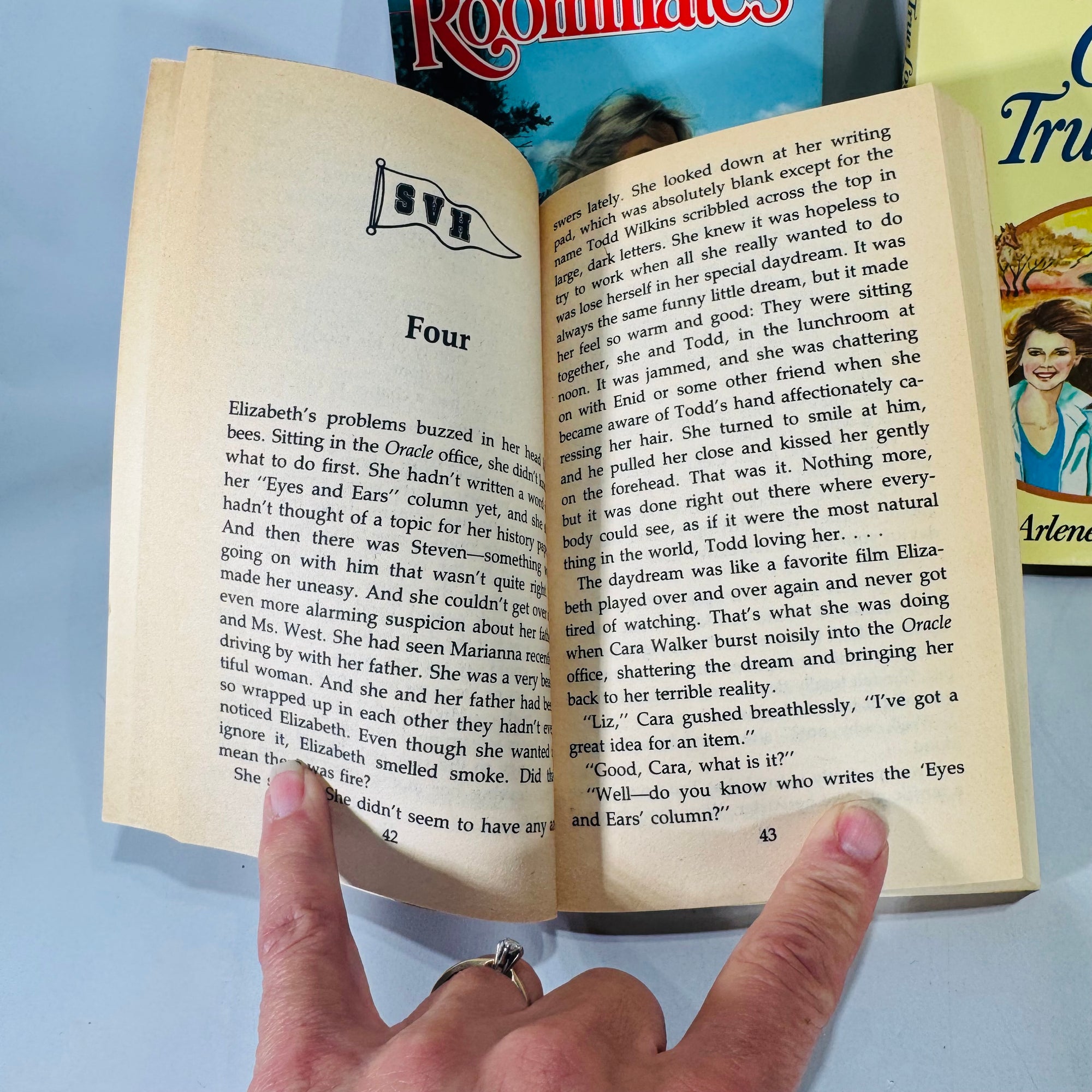 Vintage YA Romance Book Lot — 1980s Teen Paperbacks Bundle of 5 | Sweet Valley High, Rhapsody, Roommates Collection