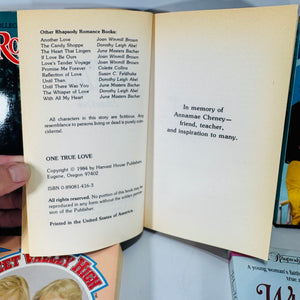 Vintage YA Romance Book Lot — 1980s Teen Paperbacks Bundle of 5 | Sweet Valley High, Rhapsody, Roommates Collection