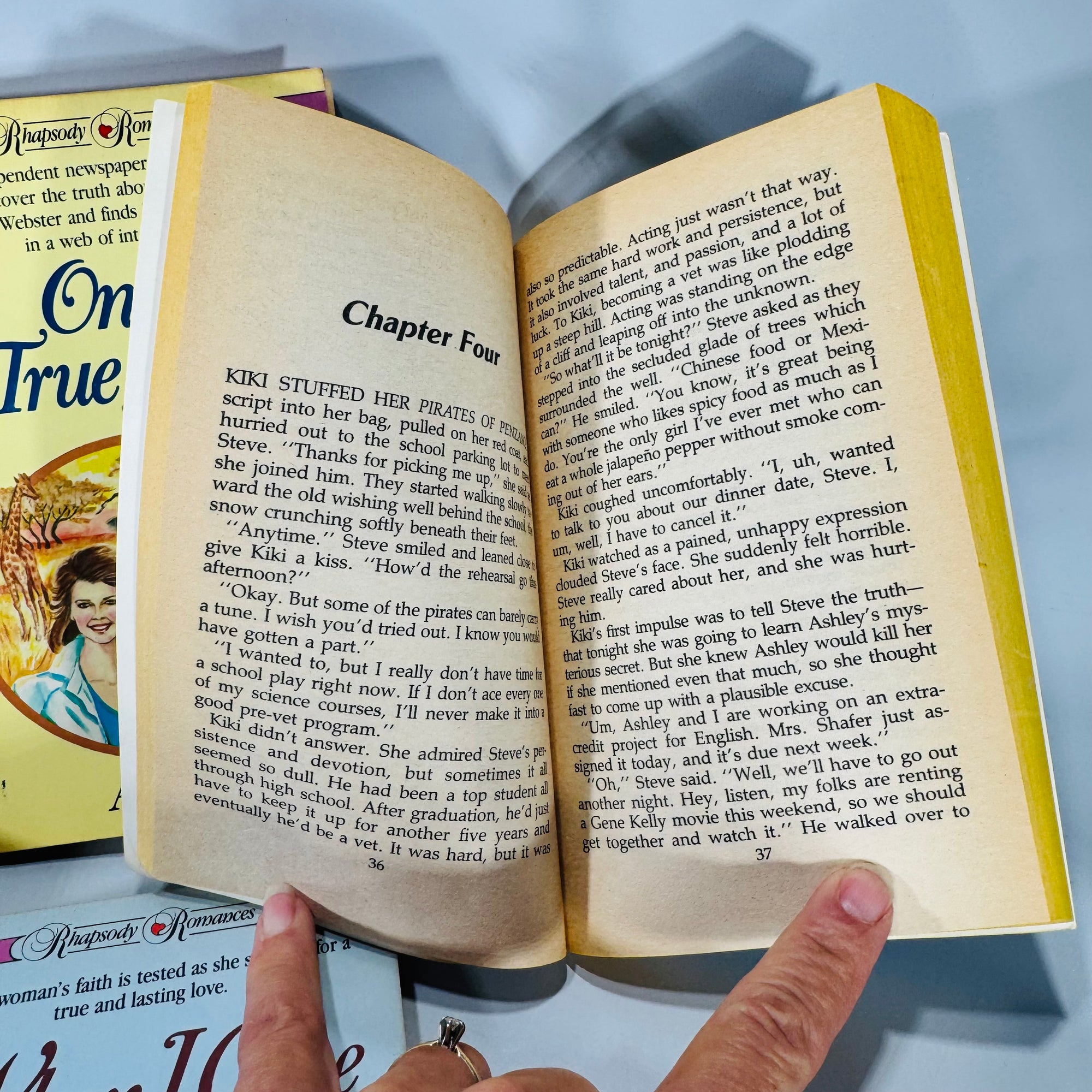 Vintage YA Romance Book Lot — 1980s Teen Paperbacks Bundle of 5 | Sweet Valley High, Rhapsody, Roommates Collection