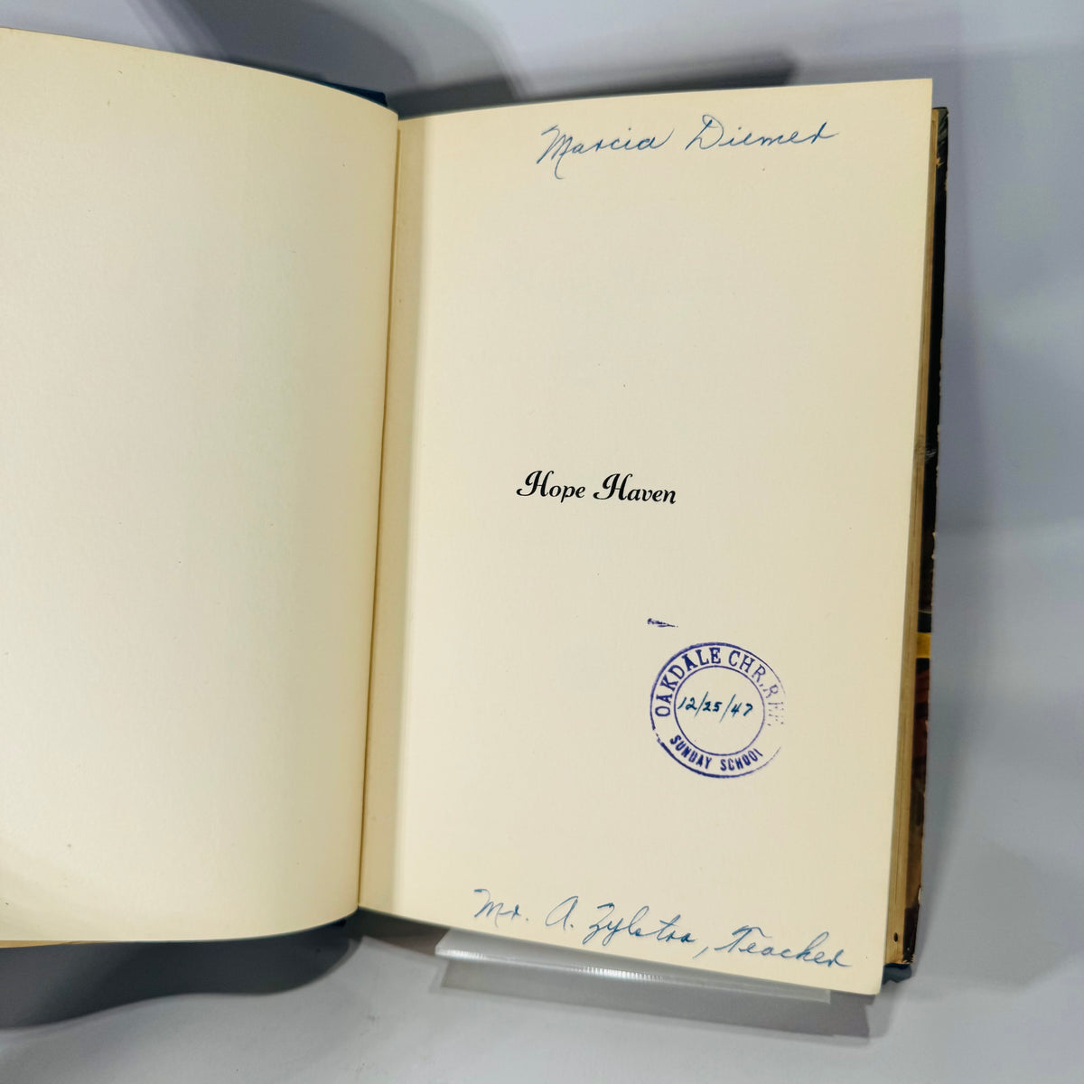 Hope Haven (1947) — Dirk Gringhuis — Illustrated Pioneer Adventure, Dutch-American Immigration Story | Vintage Children’s History