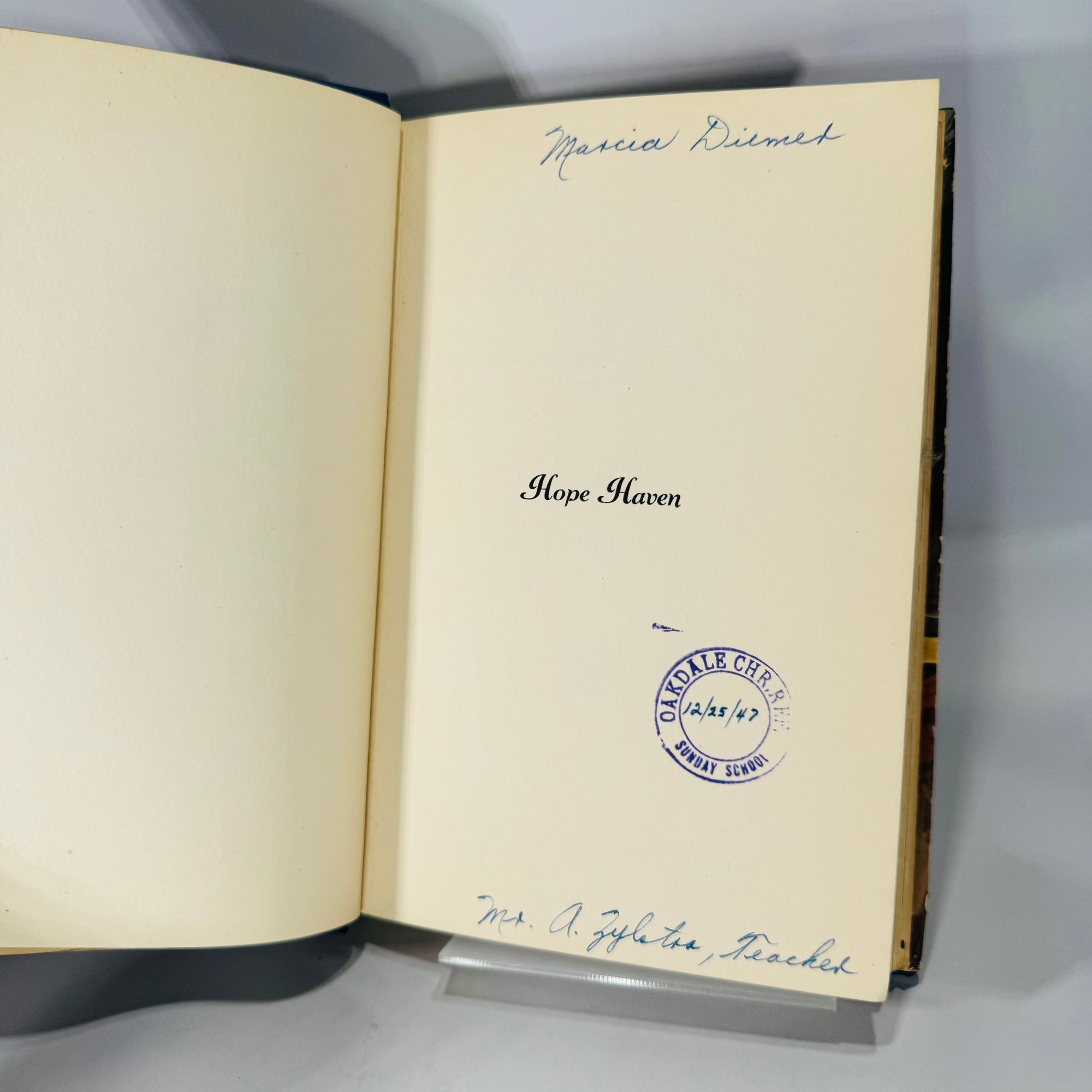 Hope Haven (1947) — Dirk Gringhuis — Illustrated Pioneer Adventure, Dutch-American Immigration Story | Vintage Children’s History