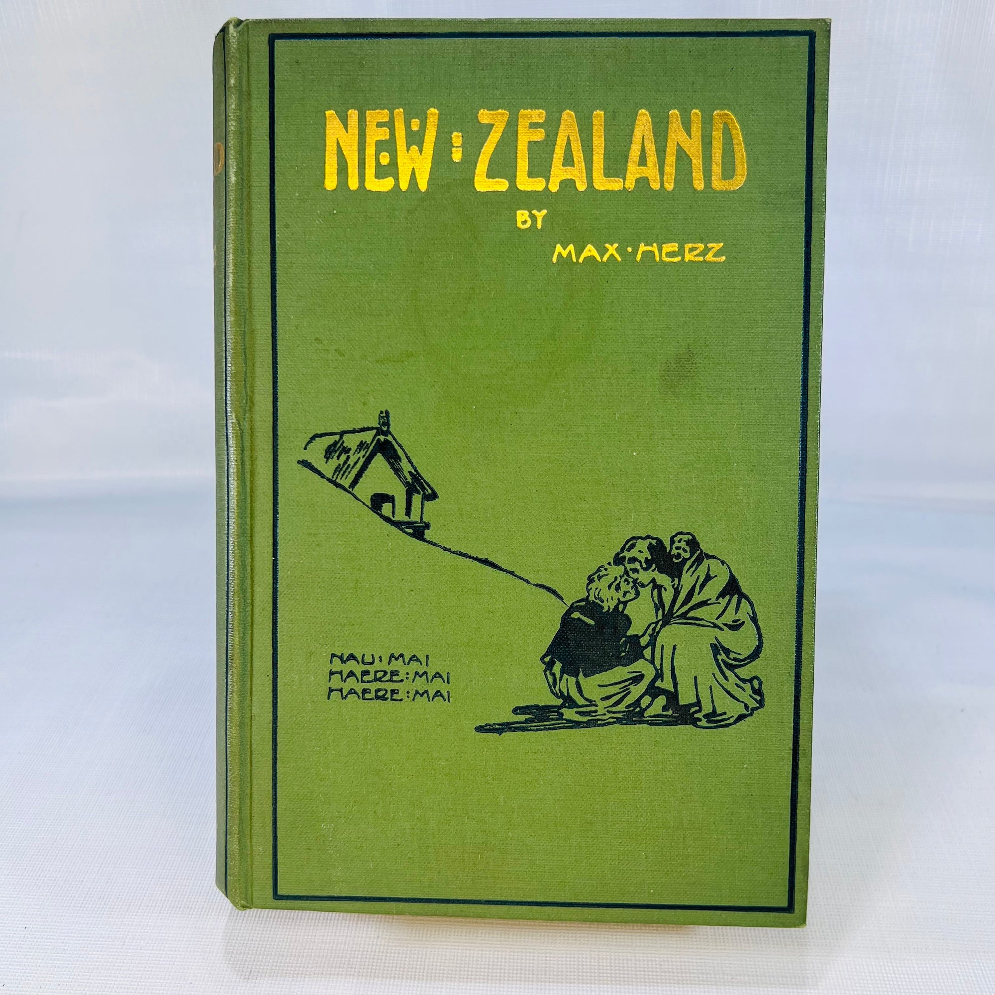 New Zealand the Country and the People by Max Herz 1912 with eighty-one Illustrations and a Map Duffield & Co