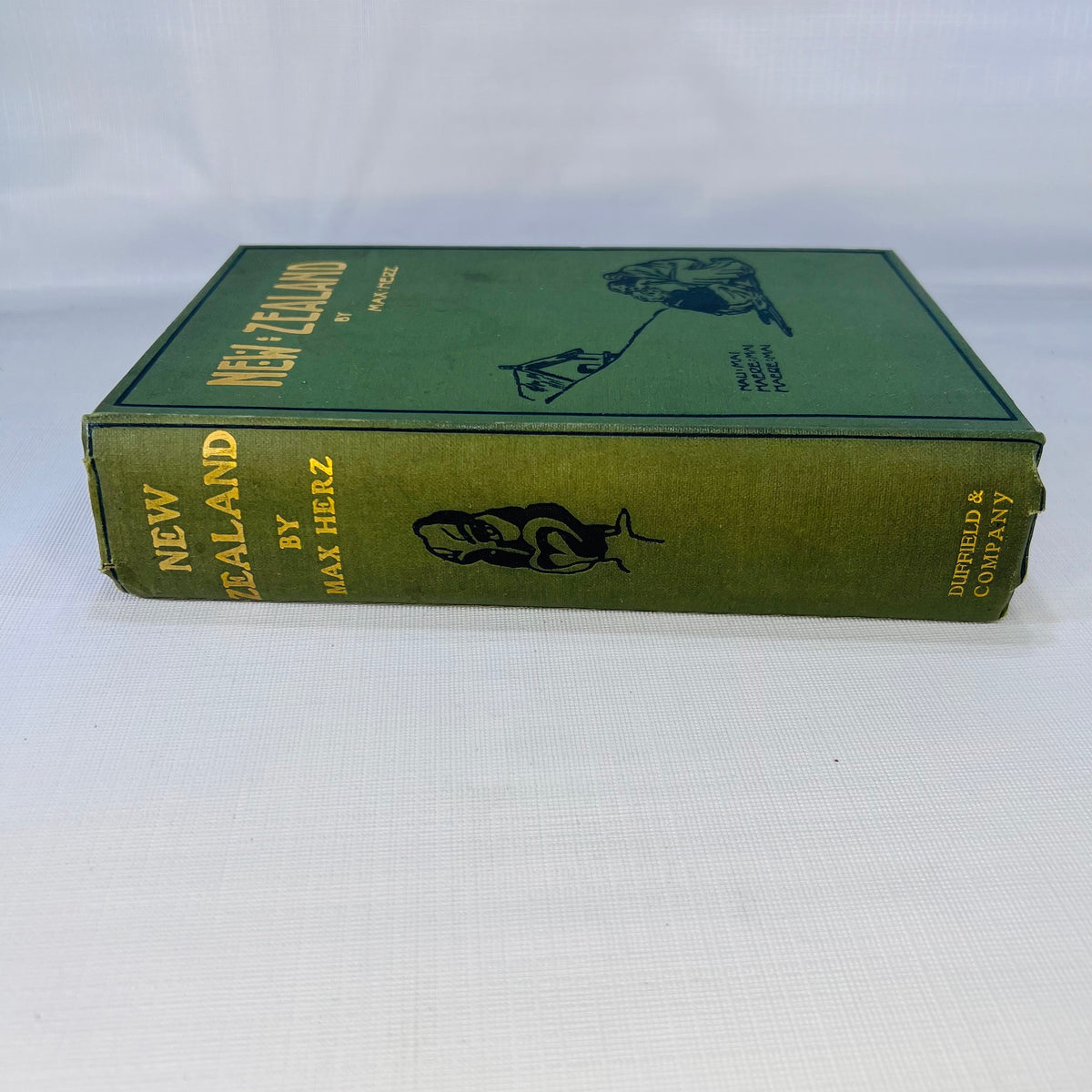 New Zealand the Country and the People by Max Herz 1912 with eighty-one Illustrations and a Map Duffield & Co