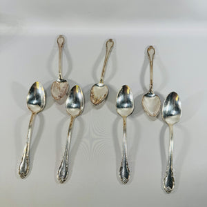 Set of 7 Vintage 1847 Rogers Bros Remembrance Teaspoons – Silverplate, 1948