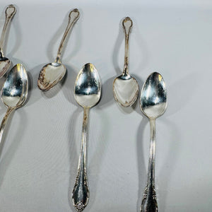 Set of 7 Vintage 1847 Rogers Bros Remembrance Teaspoons – Silverplate, 1948