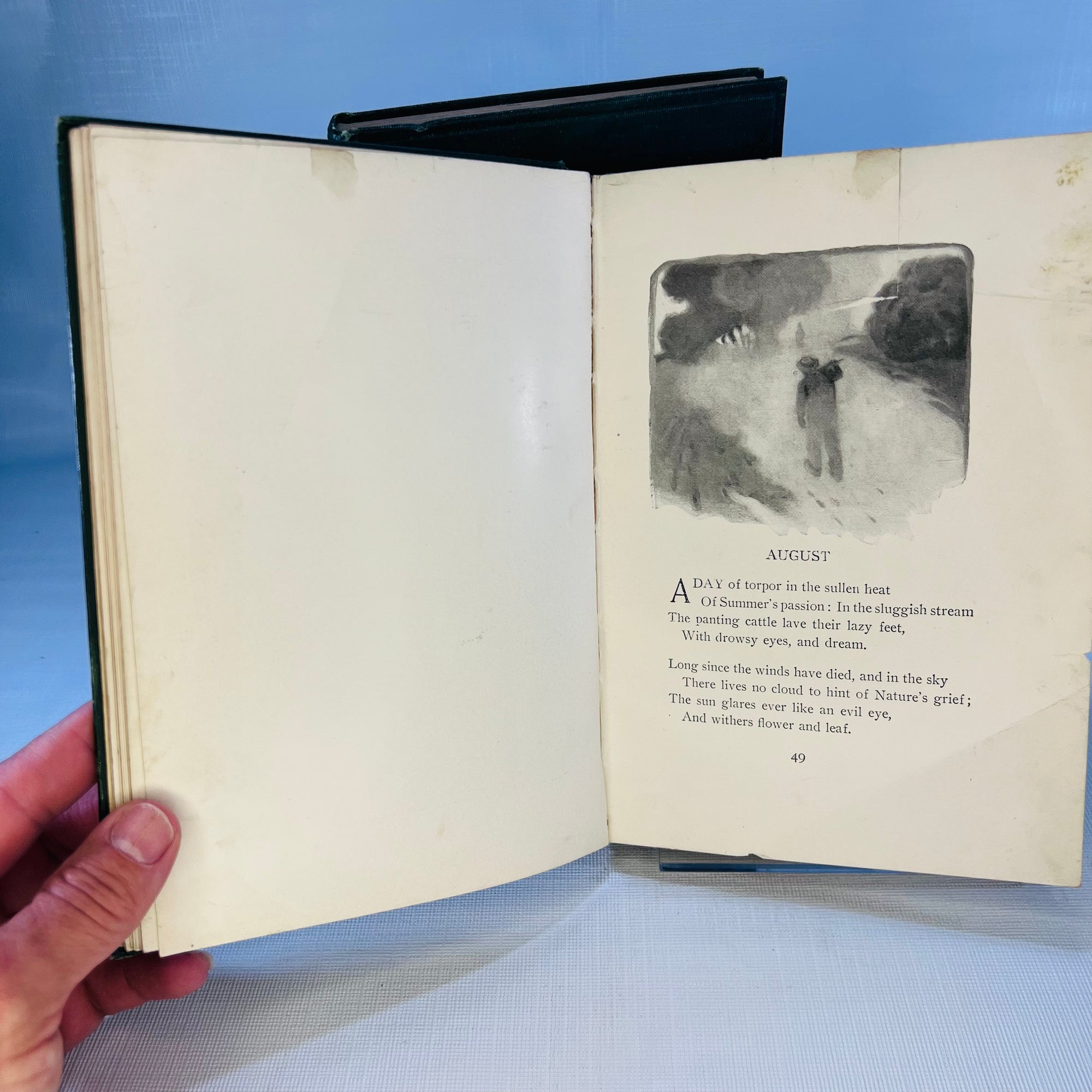 Song of Summer 1910 & Songs of Home 1908 by James Whitcomb Riley with pictures by Will Vawter The Bobbs-Merrill Company