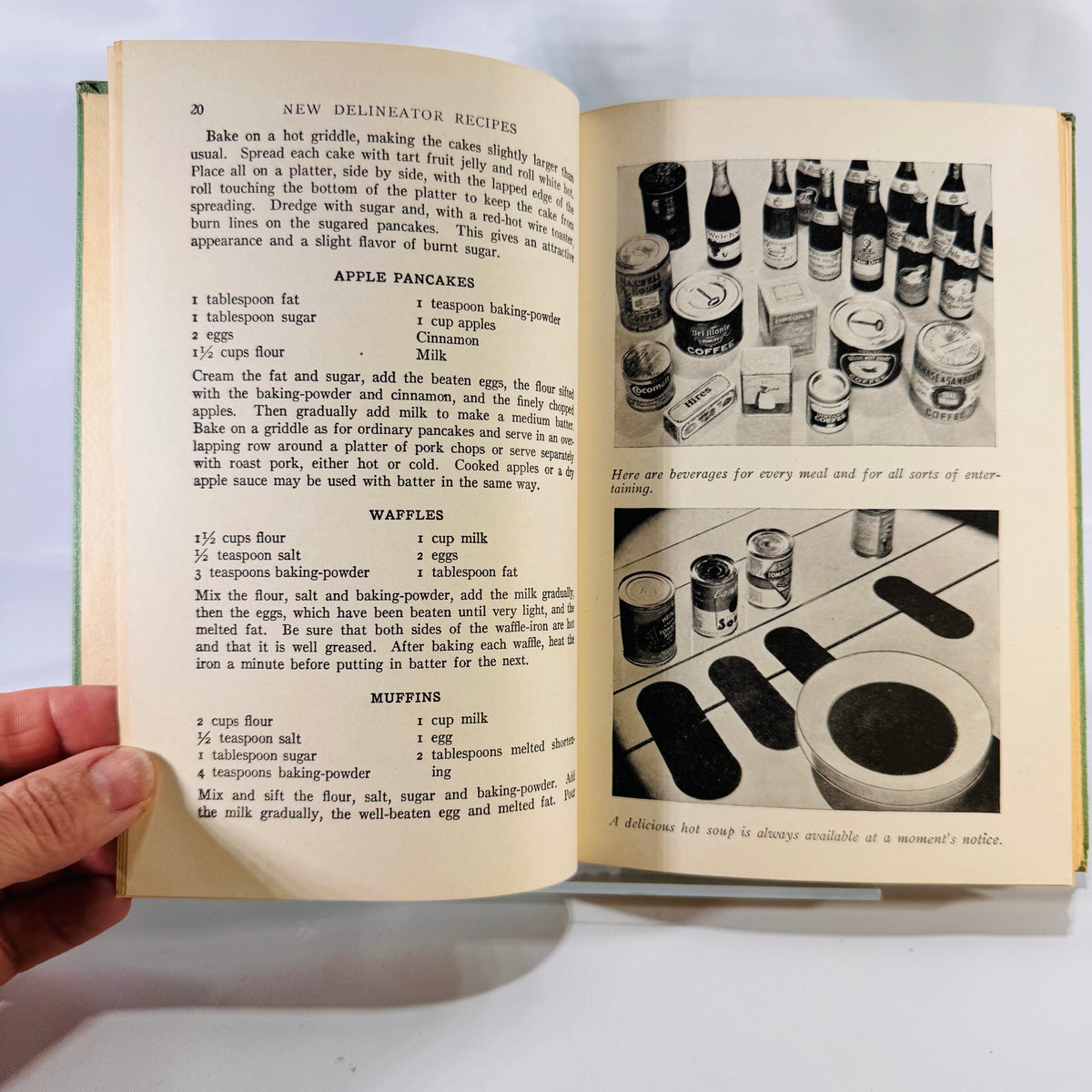 New Delineator Recipes by Ann Batchelder (1939) – Vintage Hardcover Cookbook