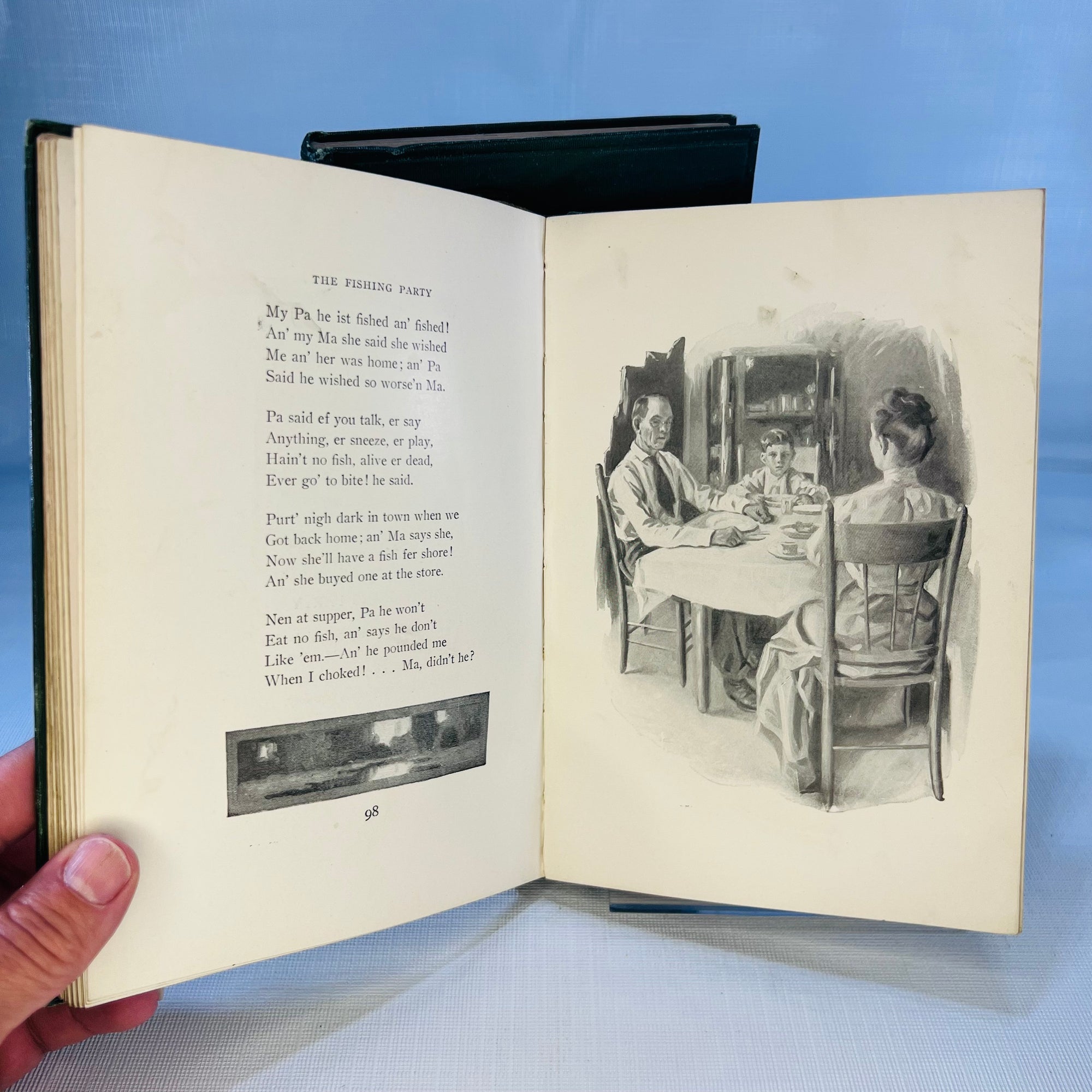 Song of Summer 1910 & Songs of Home 1908 by James Whitcomb Riley with pictures by Will Vawter The Bobbs-Merrill Company