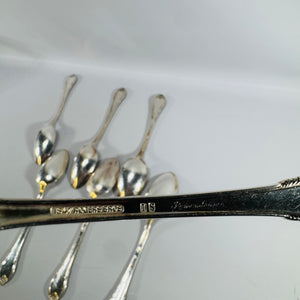Set of 7 Vintage 1847 Rogers Bros Remembrance Teaspoons – Silverplate, 1948