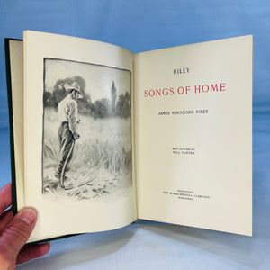 Song of Summer 1910 & Songs of Home 1908 by James Whitcomb Riley with pictures by Will Vawter The Bobbs-Merrill Company